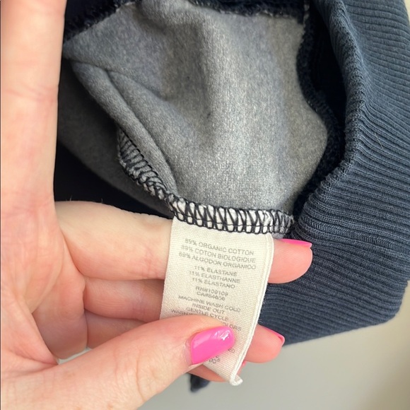 Good Move by Life Is Good Navy and Gray Women's Zip-Up Hoodie Large Semi-Fitted - Picture 6 of 9